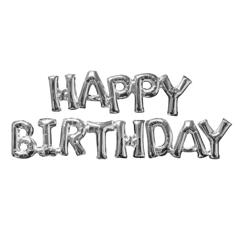 Happy Birthday Balloon Banner